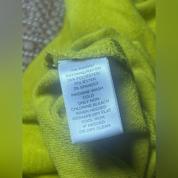 Loft Women's Yellow Long Sleeve Sweater,Pullover,Size S - Picture 10 of 10